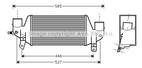AVA QUALITY COOLING Kompressoriõhu radiaator FD4313